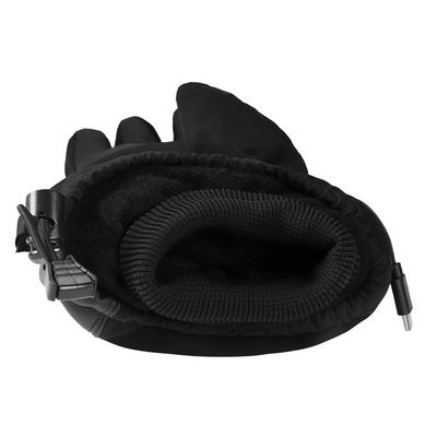 Women Rechargeable Heated Mittens Winter Skiing Electric Waterproof Heated Gloves with 3 Temperature Levels