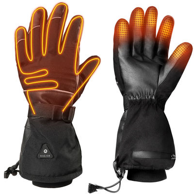 FCC Rechargeable Heated Motorcycle Gloves Electric Warming Mittens for Winter Warm Keeping
