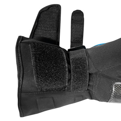 Black Antiskid Rechargeable Battery Heated Winter Gloves For Motorcycling Skiing CE FCC