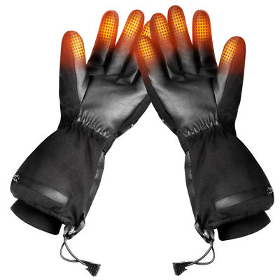 Electric Thermal Heated Hiking Gloves 2600mAh Battery Operated Warming Gloves for Men Women