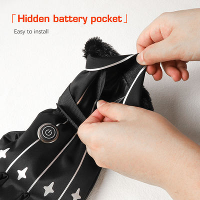 Adjustable Temperature Thin Electric Rechargeable Battery Heated  Gloves One Size Heated Ice Fishing Gloves