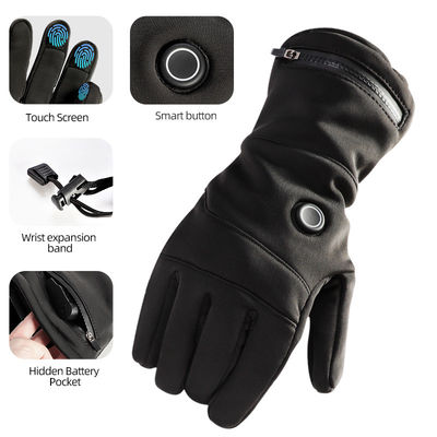 Touch Screen Thinnest Rechargeable Heating Glove Warmers Electric Winter Warming Heated Snowmobile Glove Liners