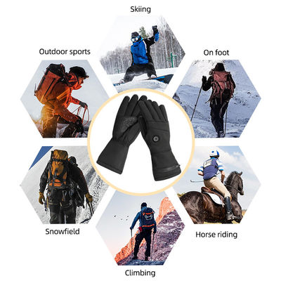 Touch Screen Thinnest Rechargeable Heating Glove Warmers Electric Winter Warming Heated Snowmobile Glove Liners