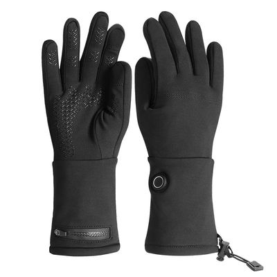 Wholesale Thinnest Heated Winter Gloves 7.4V Electric Waterproof Heated Gloves with Finger Touch Screen