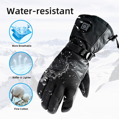 Lithium Rechargeable Fishing Heated Winter Gloves 7.4V Battery Powered Electric Gloves for Skiing
