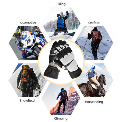Anti Skid Silicone Heated Gloves For Biking Electric Heated Motor Bike Gloves for Men Women