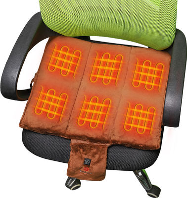 USB Heated Stadium Seat Cushion 5V 2A Seat Heating Pad Memory Foam Portabe for Camping