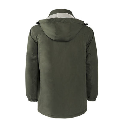 Men's Battery Ski Jacket Custom 7.4Volt Electric Heated Clothes Waterproof with Hood