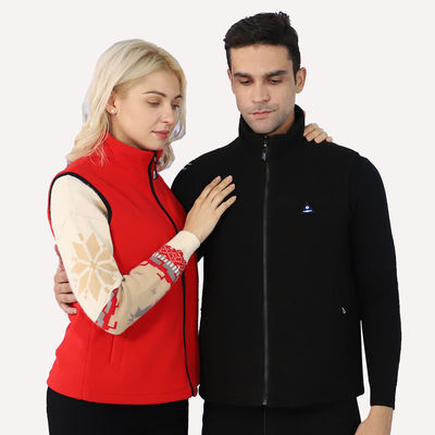Custom Electric Heated Clothes for Unisex with Battery Pack Rechargeable Sleeveless Fleece Heating Vest