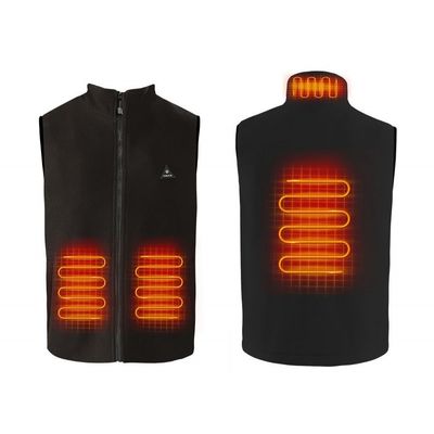 Wholesale Electric Heated Clothes Polar Fleece Heated Vest For Men Heating Skiing