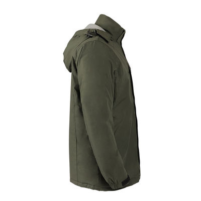 Warm Outdoor Heated Intelligent Temperature Control Warm Hooded Coat Winter Thermal Men's Heated Jacket