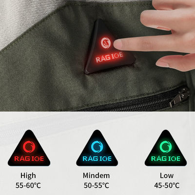 Warm Outdoor Heated Intelligent Temperature Control Warm Hooded Coat Winter Thermal Men's Heated Jacket