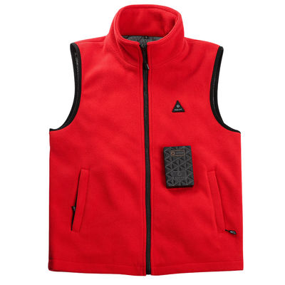 Red Rechargeable Heated Gilet Winter Outdoor Heated Electric Thermal Waistcoat