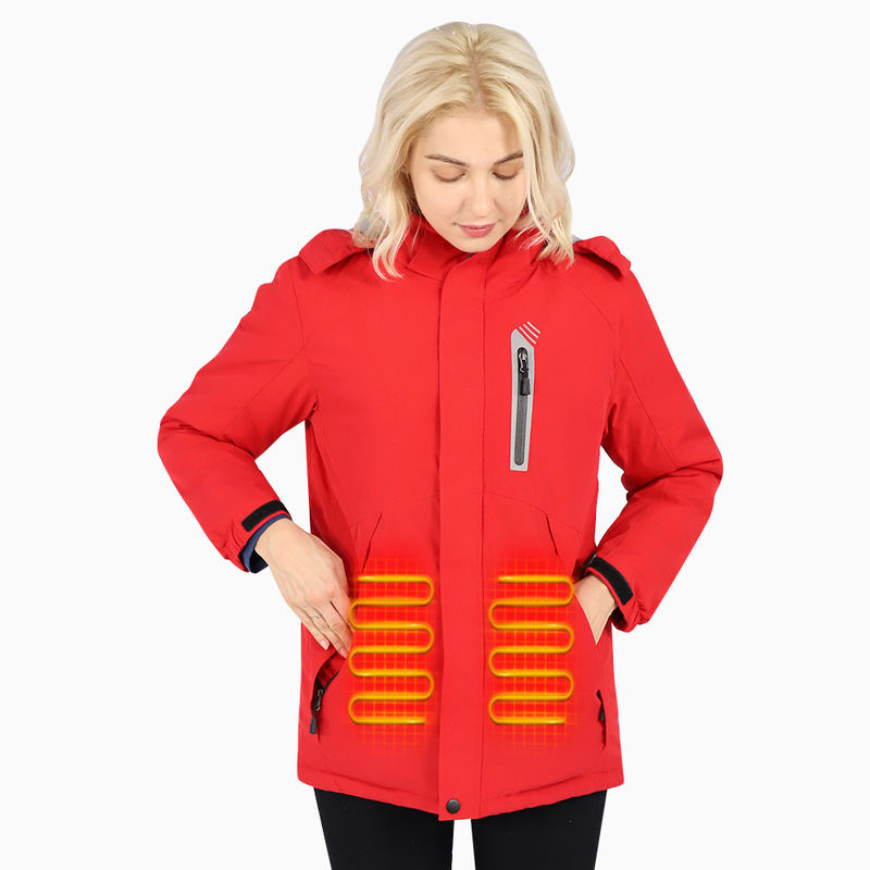 Customized Softshell Heated Winter Clothes Electric Battery Heated Hunting Jacket with 7.4V Battery