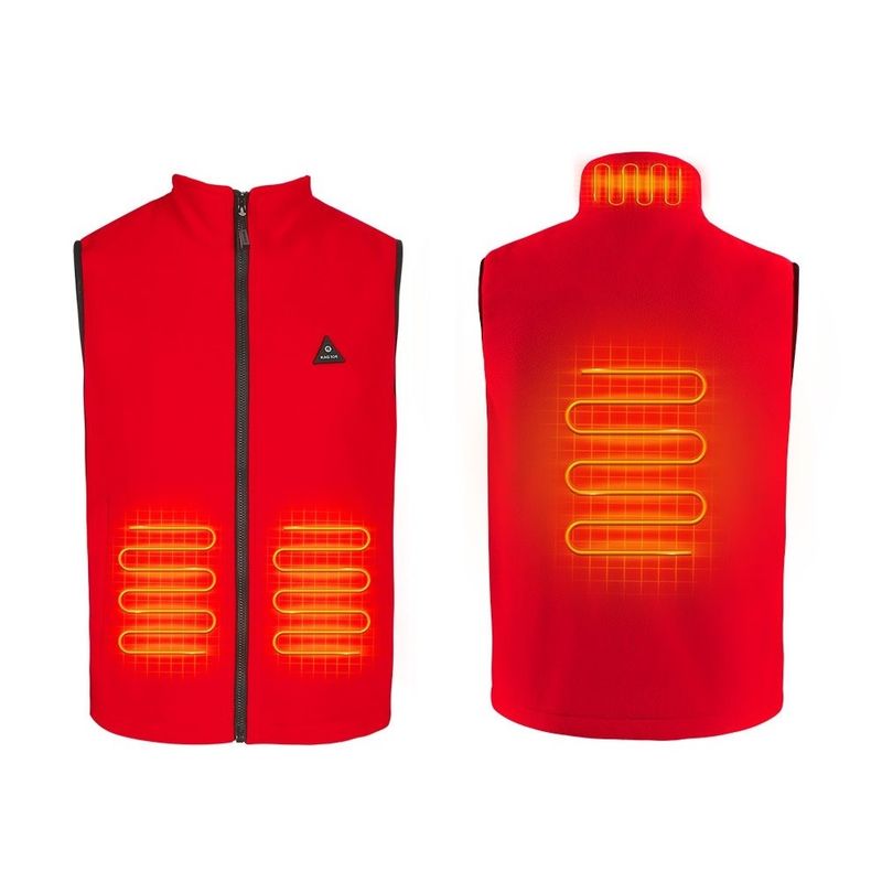 Custom Electric Heated Clothes for Unisex with Battery Pack Rechargeable Sleeveless Fleece Heating Vest